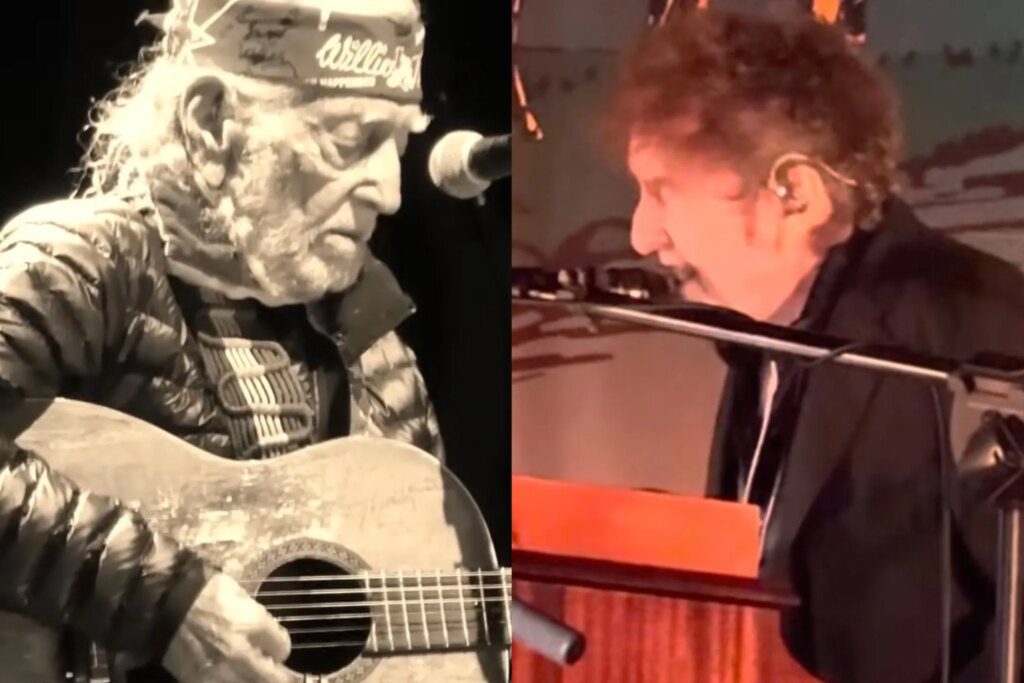 Willie Nelson recebe homenagem de Bob Dylan